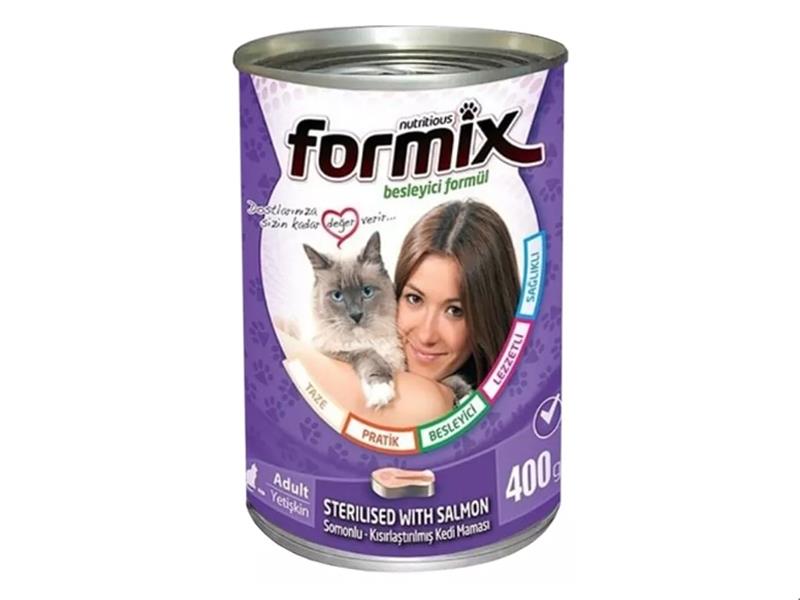 Formix Kısır Kedi Konserve Somonlu 400 Gr