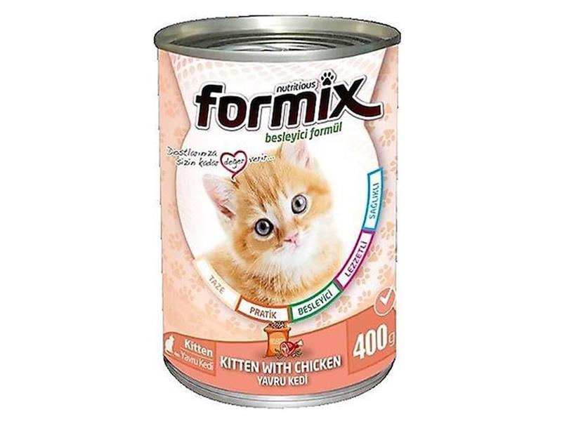 Formix Yavru Kedi Konserve Tavuklu 400 Gr